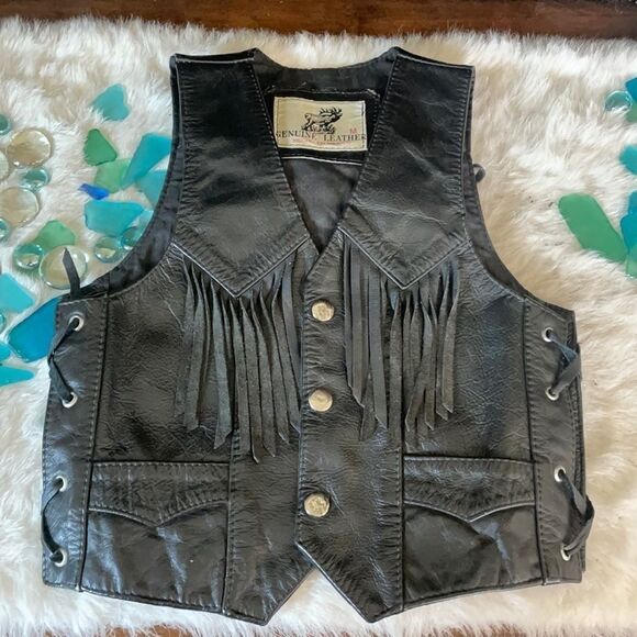 Leather vest M (4599) - Picture 1 of 7